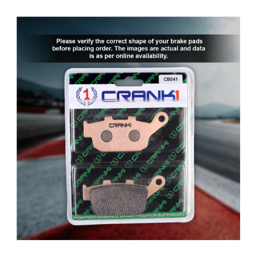 Crank1 Fully Sintered H2 Series Brake Pads for Triumph Tiger 800 XR & XRX (2015-2018)