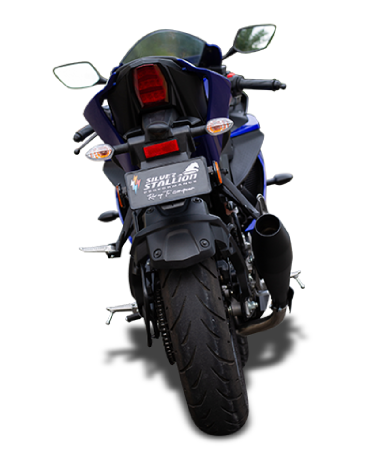 Silver Stallion Yamaha Strom R15 Full System Performace Exhaust - Black Matt