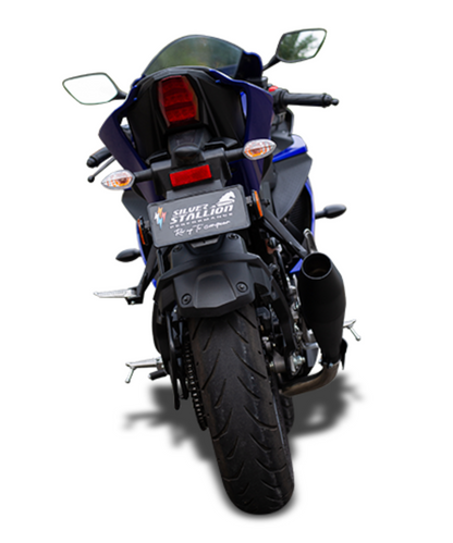 Silver Stallion Yamaha Strom R15 Full System Performace Exhaust - Black Matt