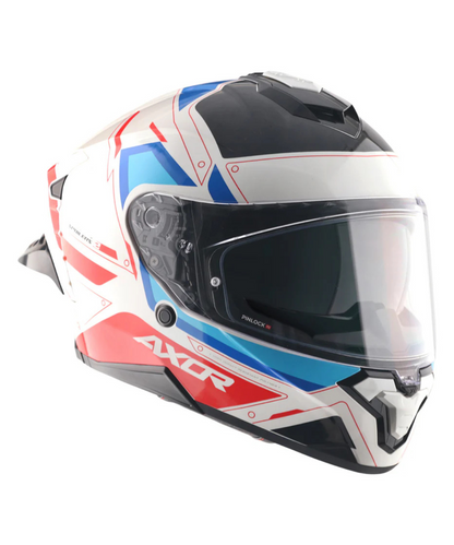 Axor Brutale Ryden Dual Spoiler Helmet - White Red