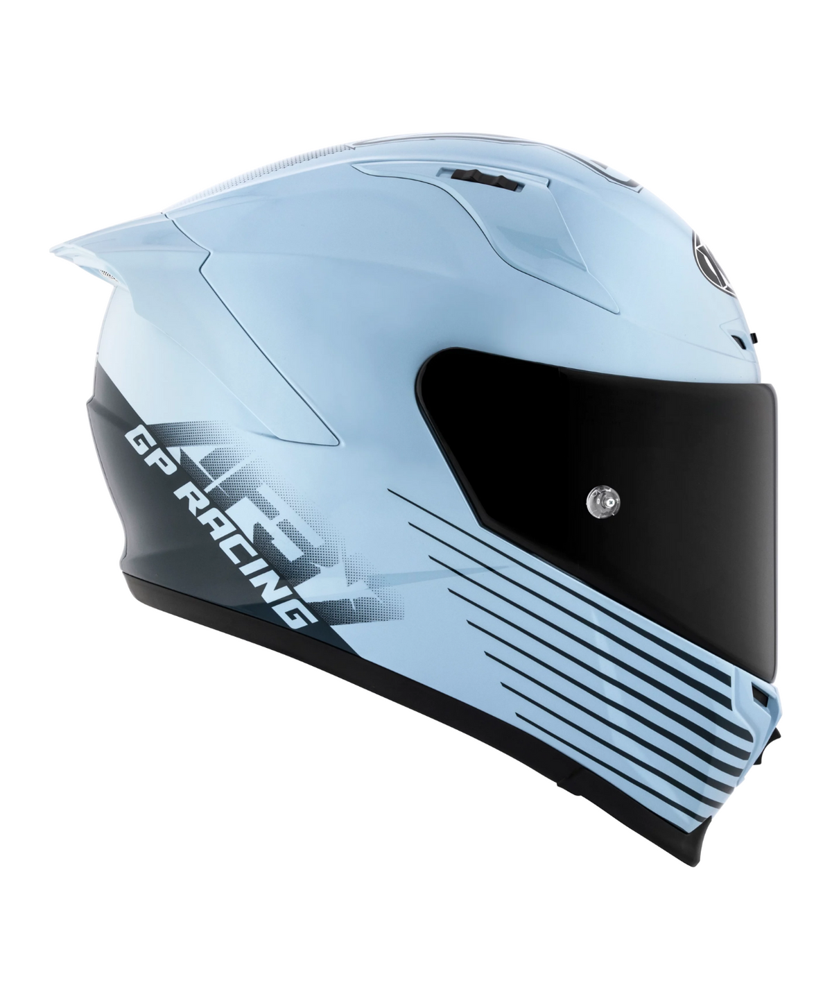 KYT Striker 2V AF37 Livery Full Face Helmet - Gloss Sea Blue - KYT Helmets