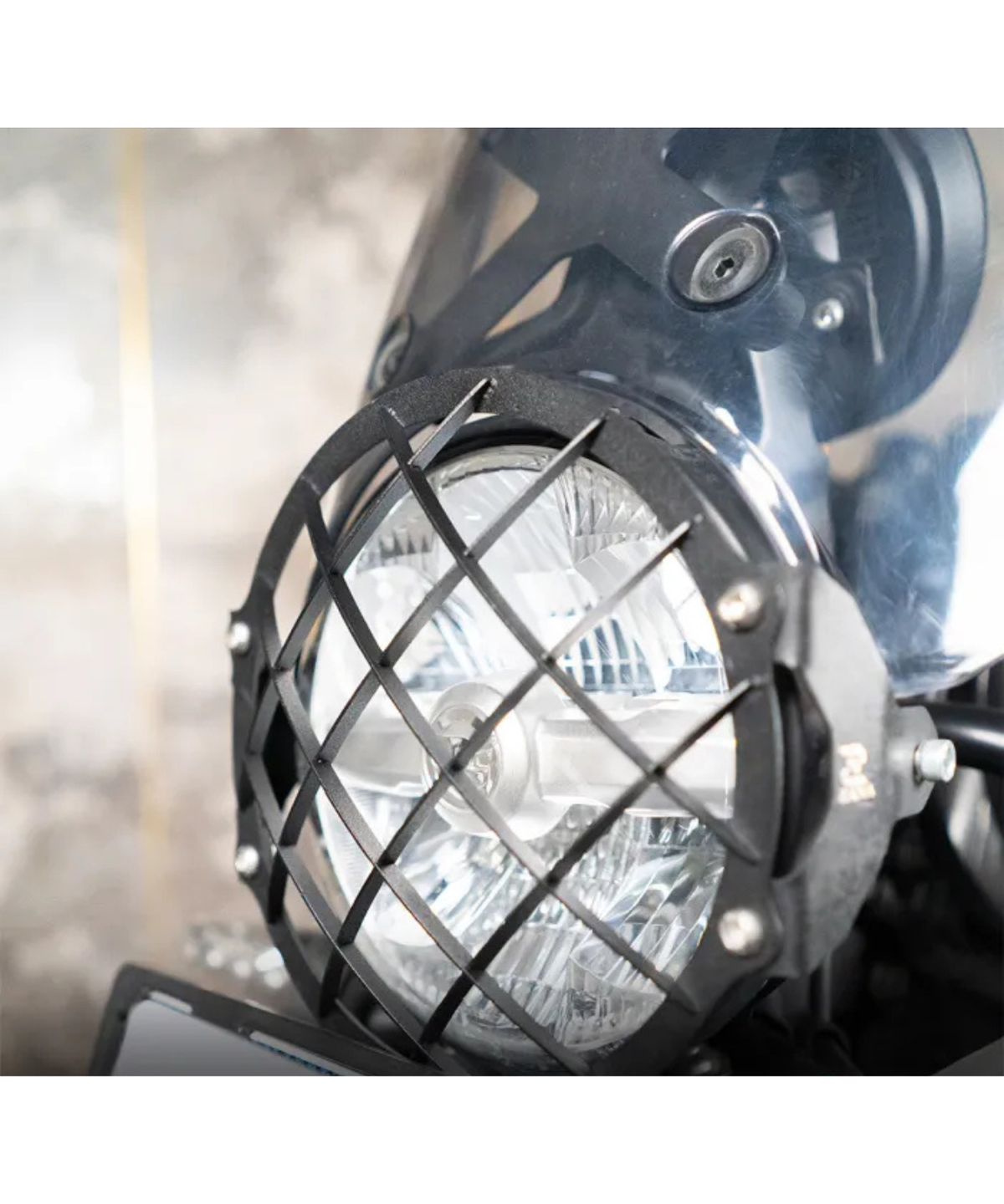 Zana Royal Enfield Himalayan 450 SS Headlight Guard Type-2 - Black - ZI-8437 - Zana