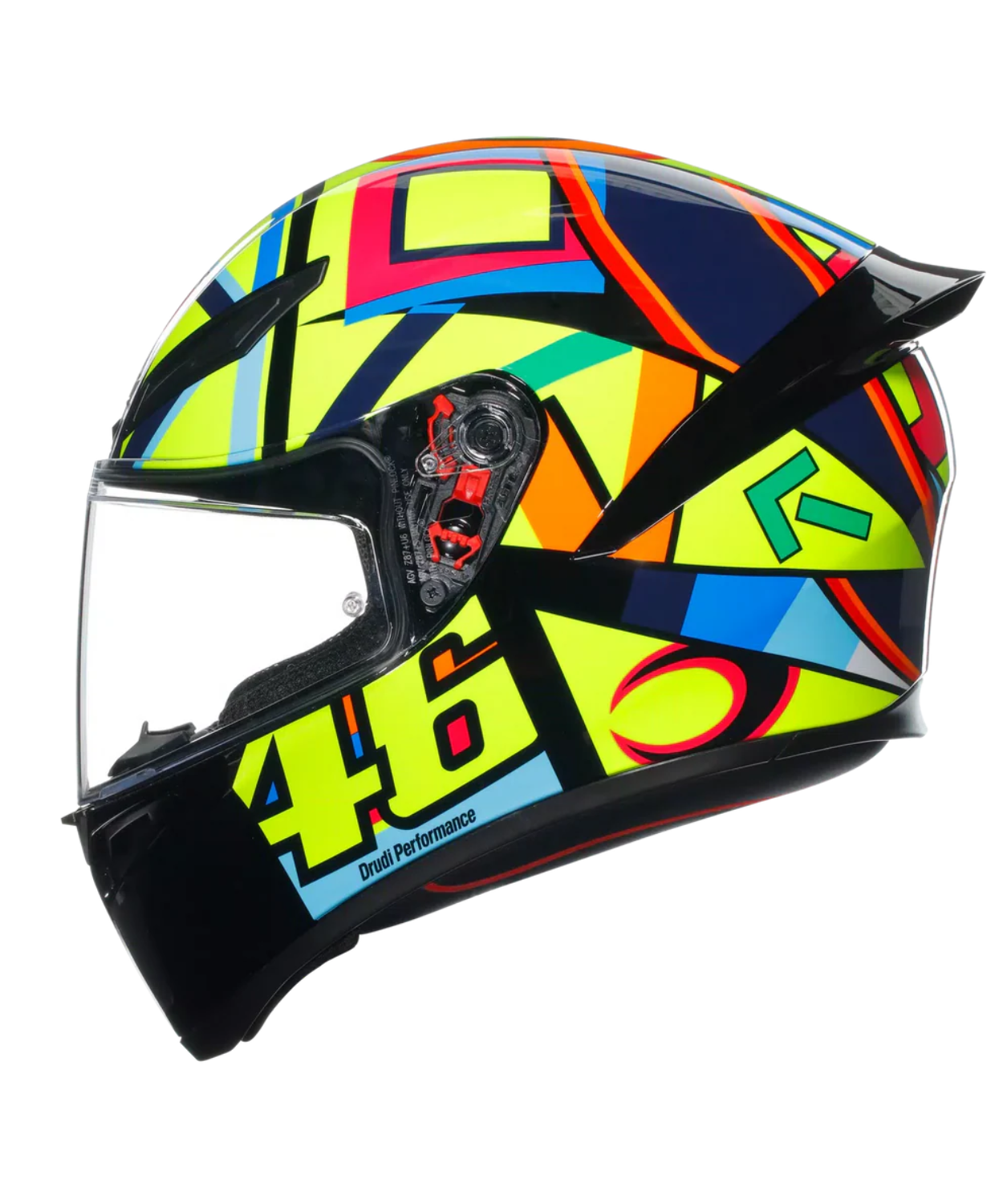 AGV K1 S Soleluna Helmet 2017 - Gloss Yellow Blue