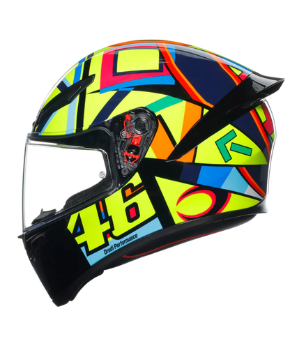 AGV K1 S Soleluna Helmet 2017 - Gloss Yellow Blue