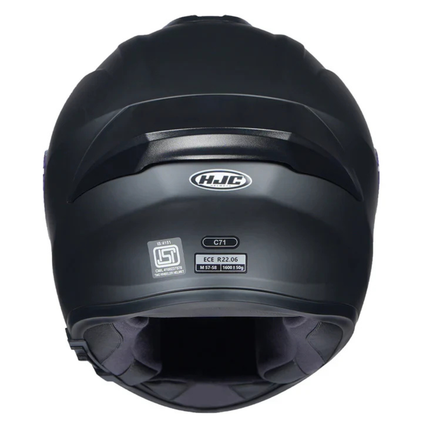 HJC C71 (C7X) Semi Flat Helmet - Black