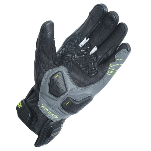 Solace Hobo Semi Gauntlet Riding Gloves - Black Neon