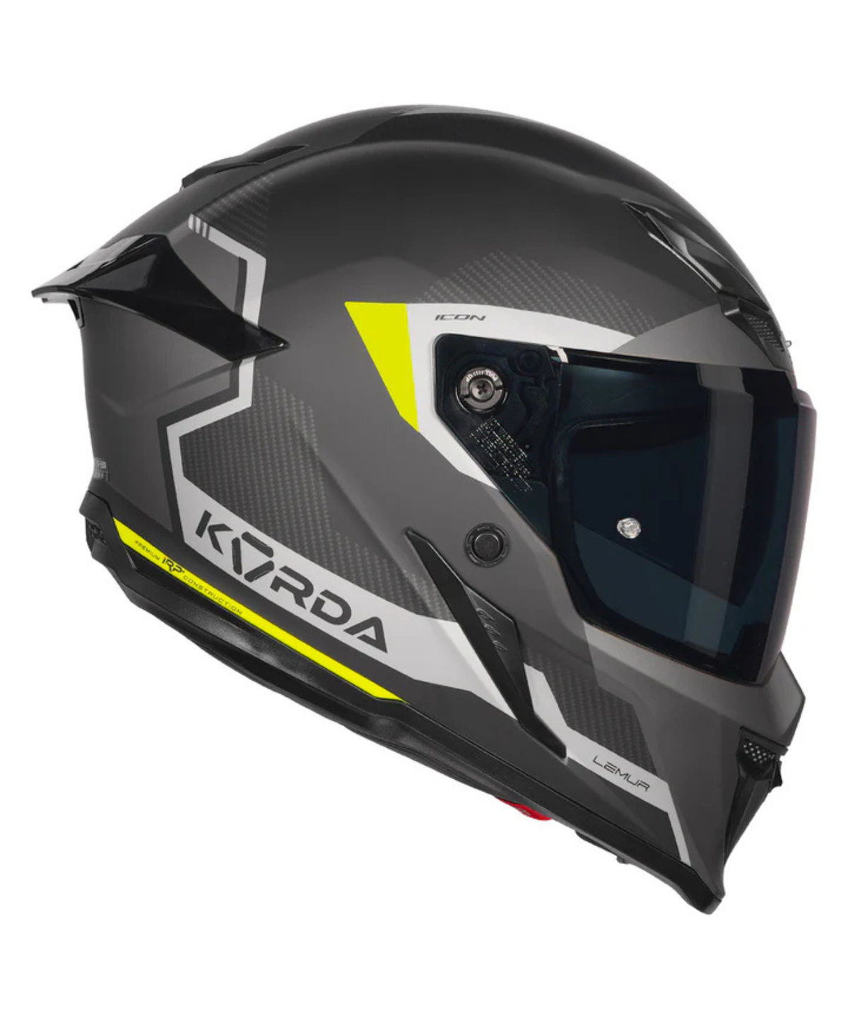 Korda Icon Lemur Helmet - Matt Fluorescent Yellow - Korda