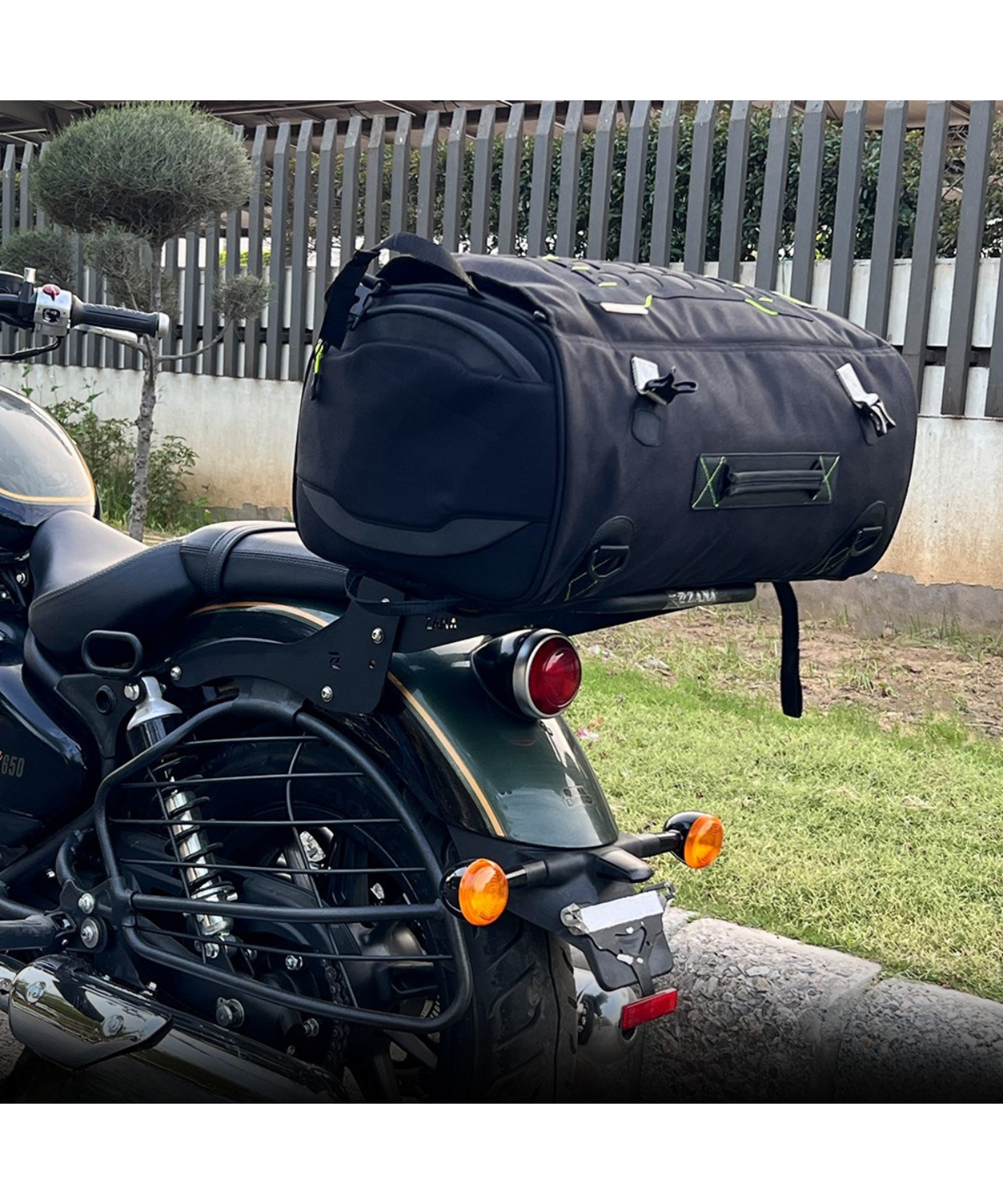 Zana Royal Enfield Meteor 650 Top Rack MS with Pillion Backrest - ZI-8286 - Zana