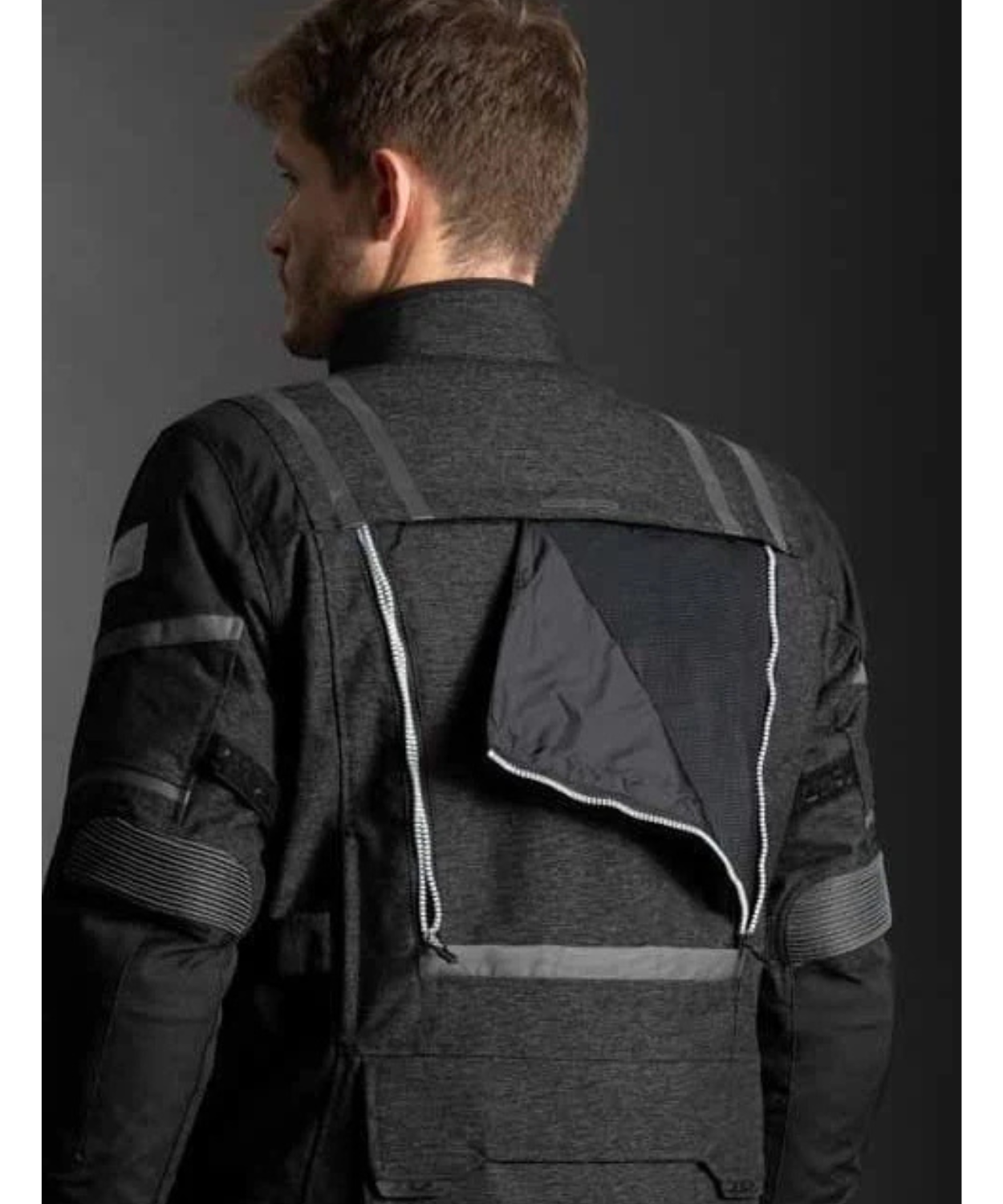 LS2 Nevada Riding Jacket - Black Hi-Viz Green