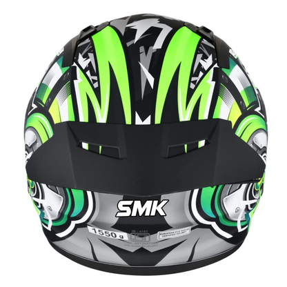 SMK Stellar Sports Turbo Graphics MA286 Helmet