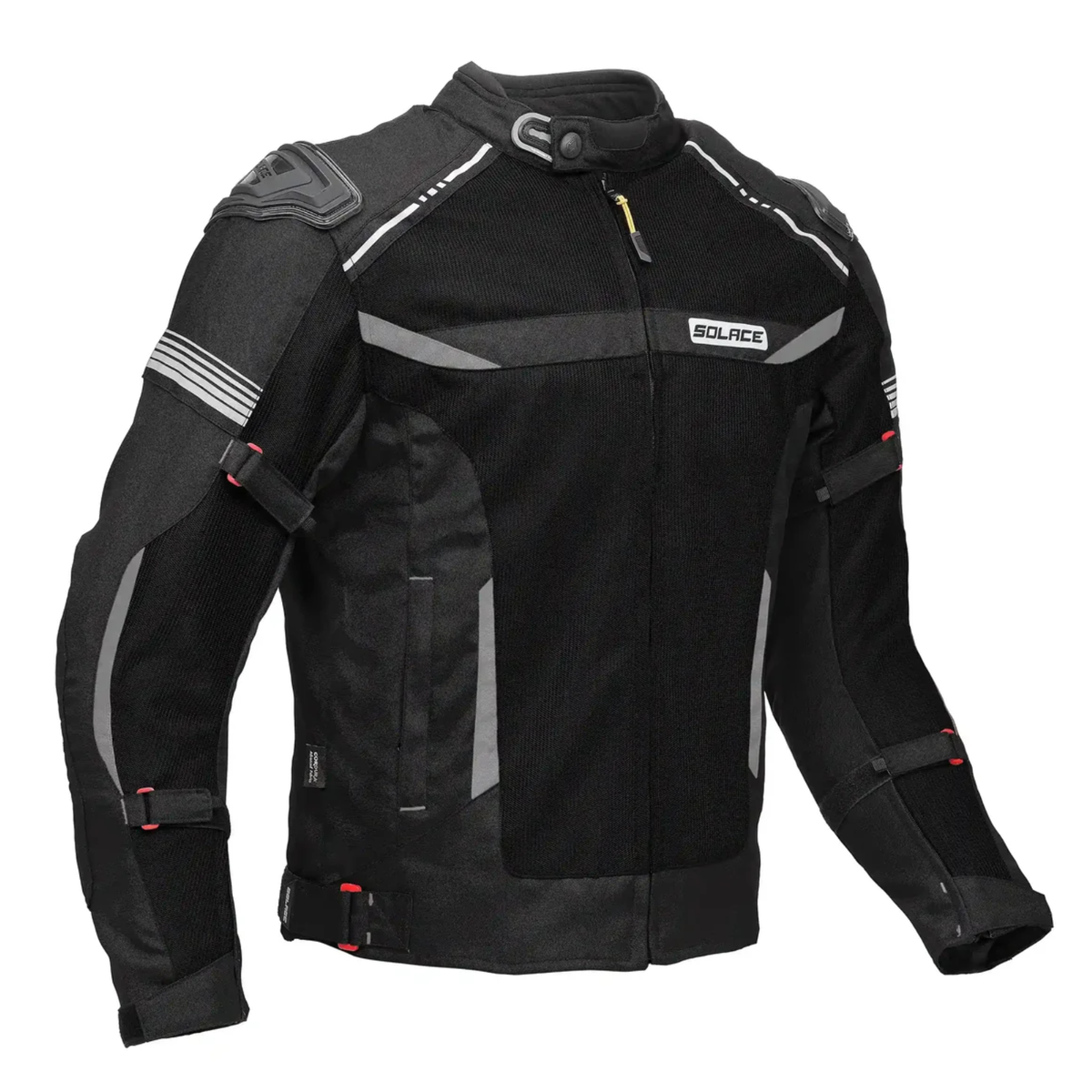 Solace Ramble V2.0 Motorcycle Riding Jacket - Black Grey