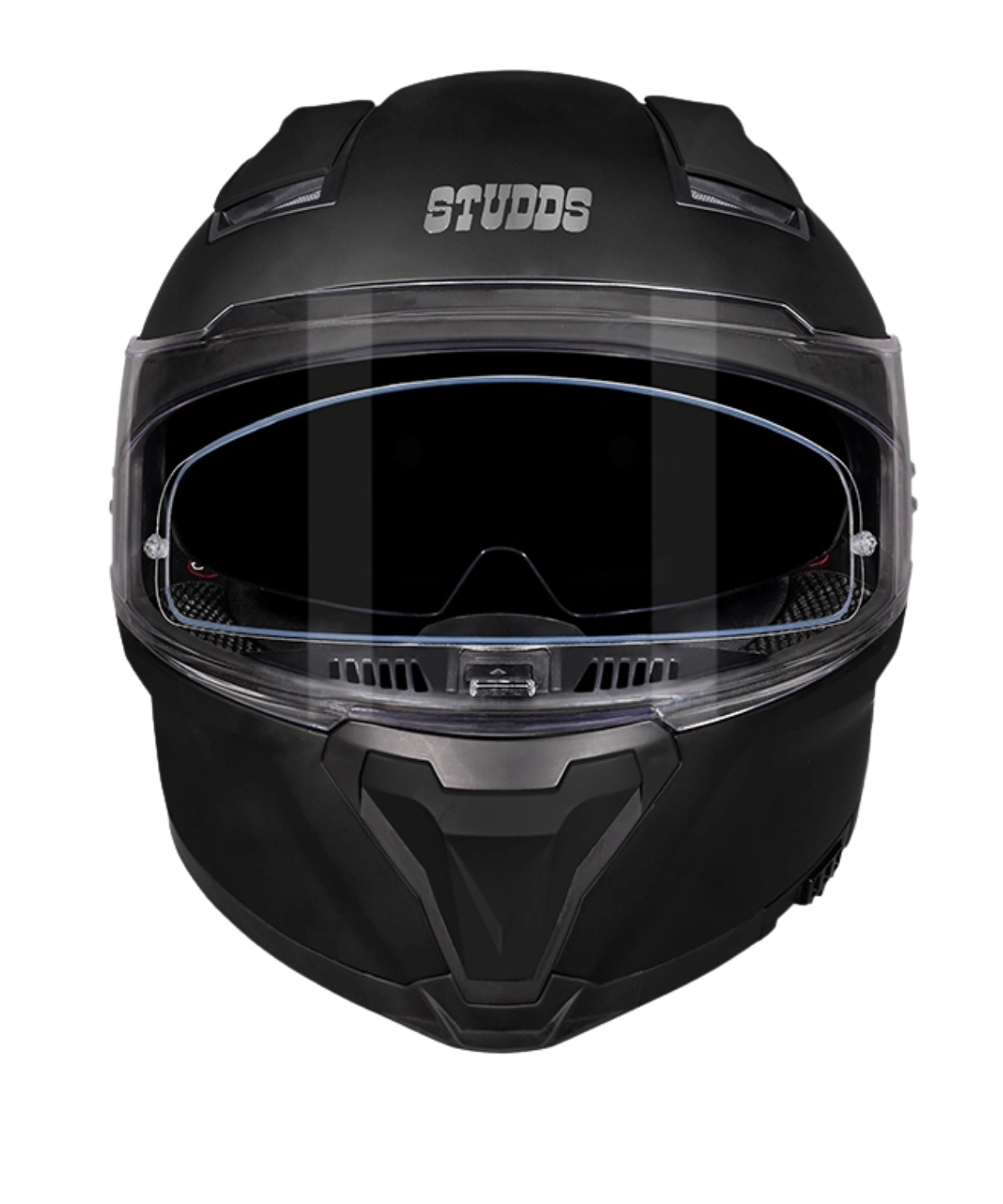 Studds Helios Solid Helmet - Matt Black