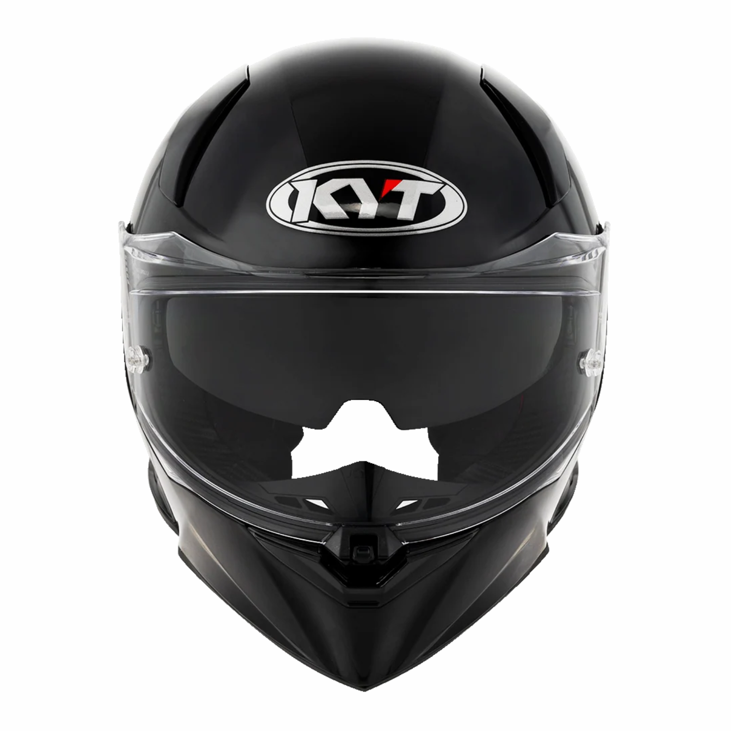 KYT R2R Pro Plain Helmet - Gloss Black