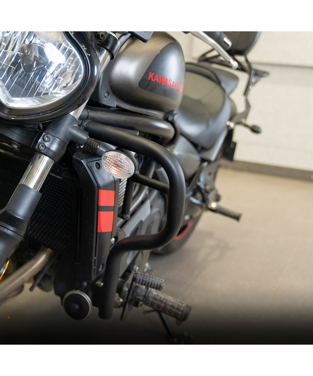 Zana Kawasaki Vulcan 650 Crash Guard - Texture Matt Black - ZI-8309 - Zana