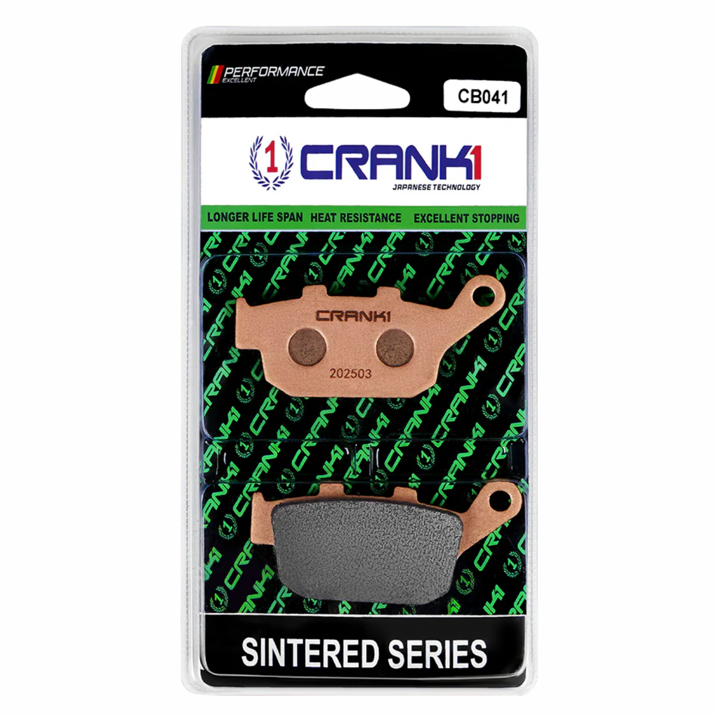 Crank1 Sintered Brake Pads for Kawasaki Z900 (2026)