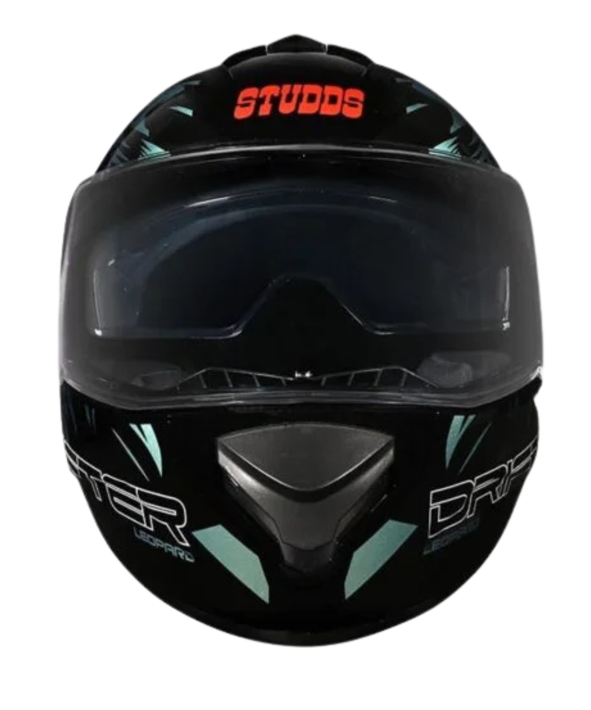 Studds Drifter D2 Leopard Chameleon Graphics Helmet - Gloss Black Blue N1 - Studds