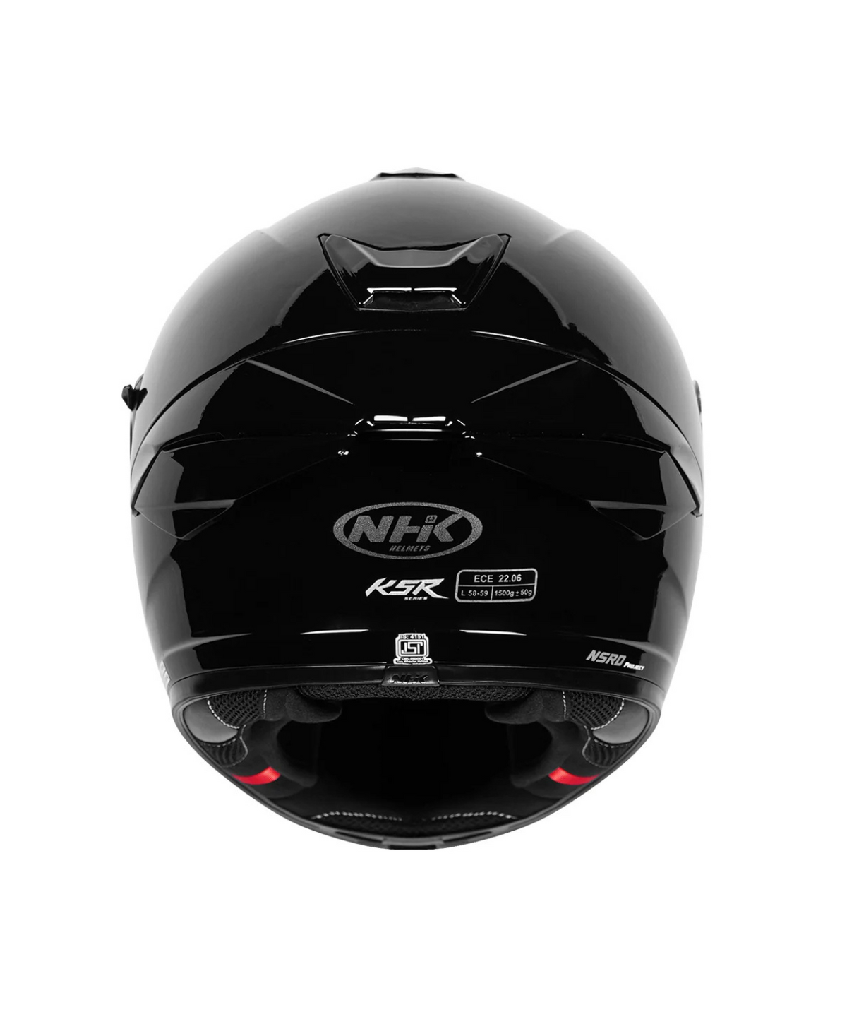 NHK K5R Solid Helmet - Gloss Black - NHK