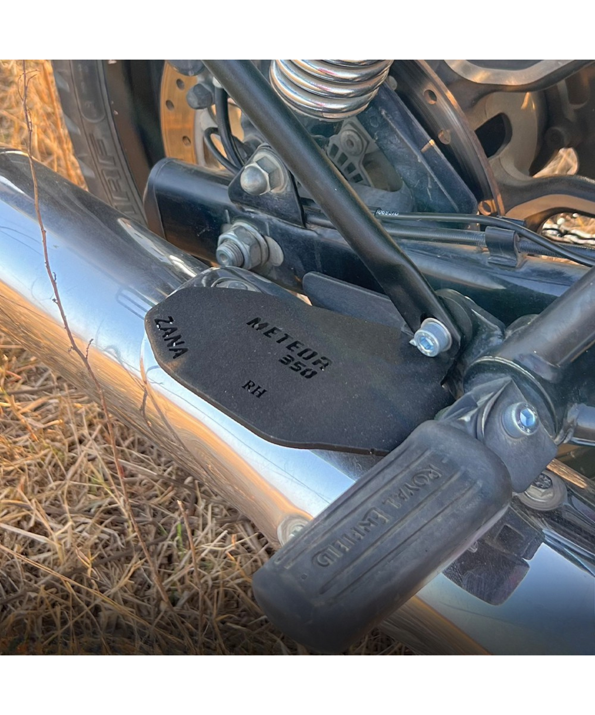 Zana Royal Enfield Meteor 350 Rear Footrest Steel Pair - ZI-8395 - Zana