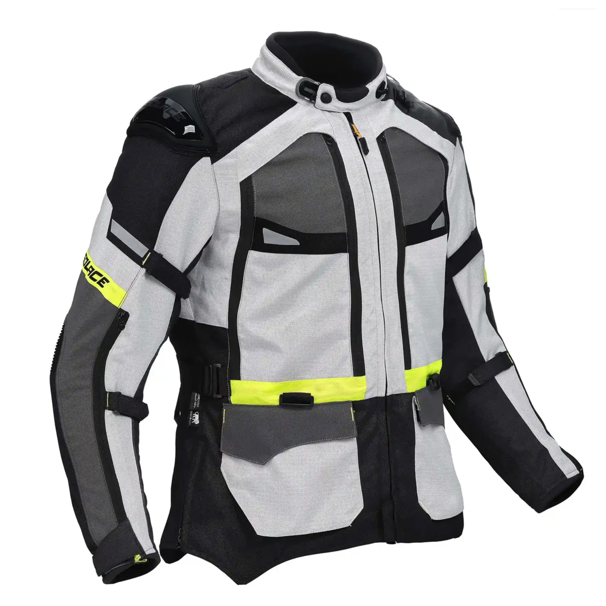 Solace Furious V4.0 Touring Jacket - Grey Black Neon - Solace