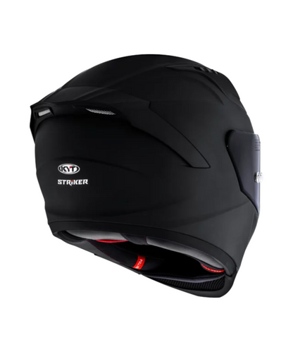 KYT Striker 2V Plain Full Face Helmet - Matt Black