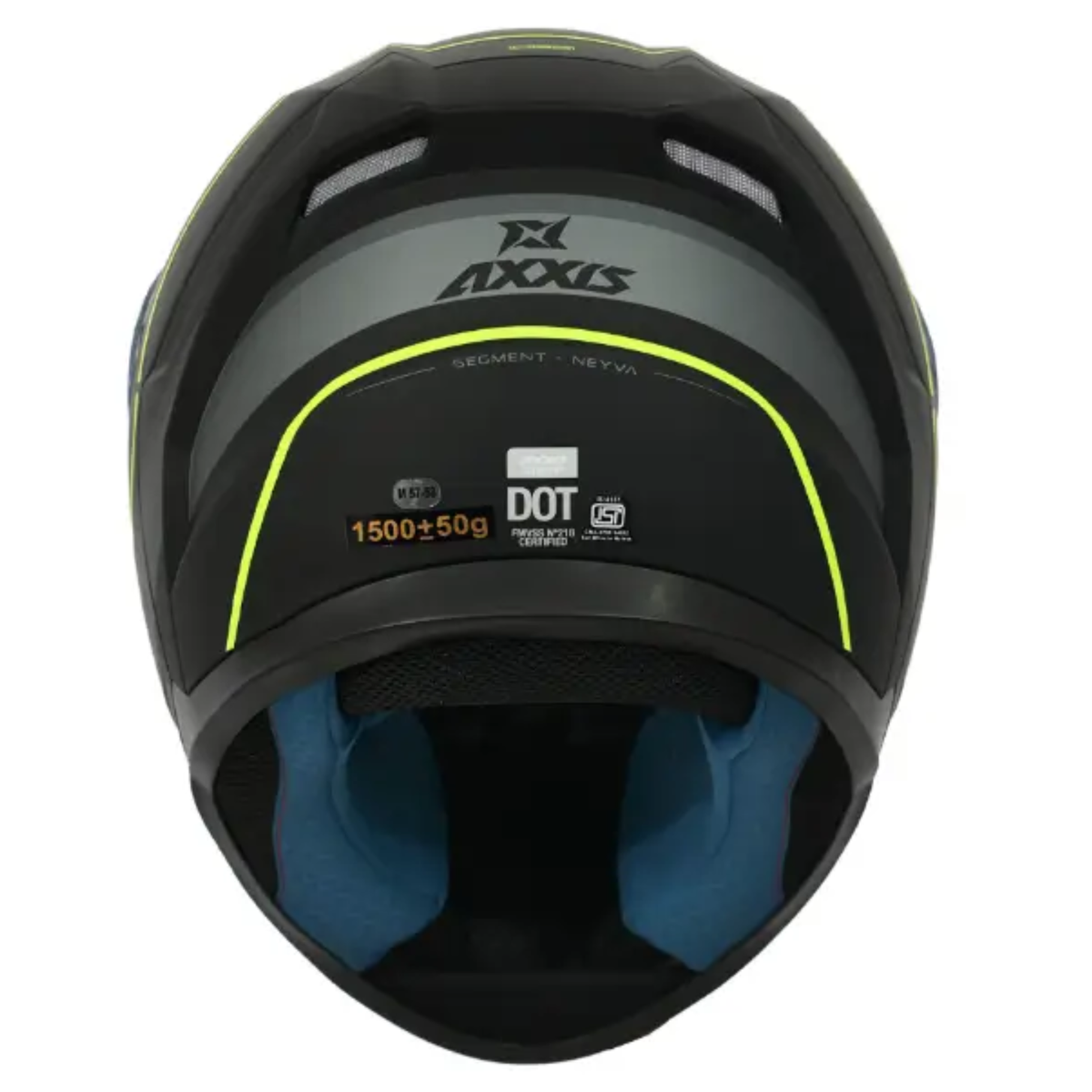 Axxis Segment Neyva B3 Helmet - Matt Fluo Yellow - Axxis