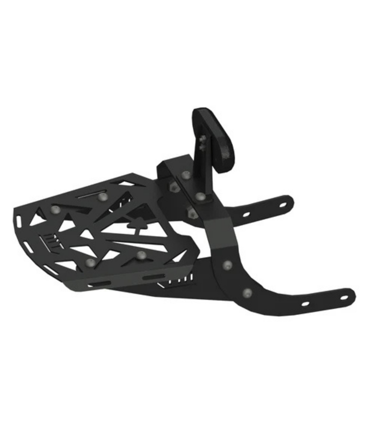 Moto Torque Royal Enfield Classic 350 Reborn Rafter Top Rack - Black - Moto Torque