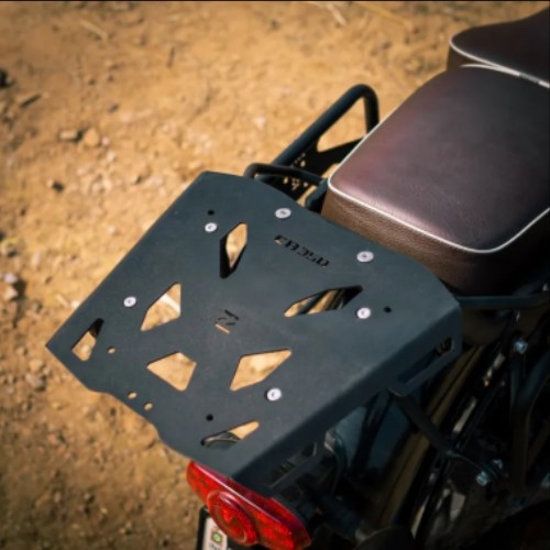 Zana Honda CB 350 (2025) Top Rack with MS Plate - Black - ZI-8683