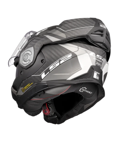 LS2 FF901 Advant X Future Carbon Fiber Horizon Helmet (ECE 22.06) - Silver Grey