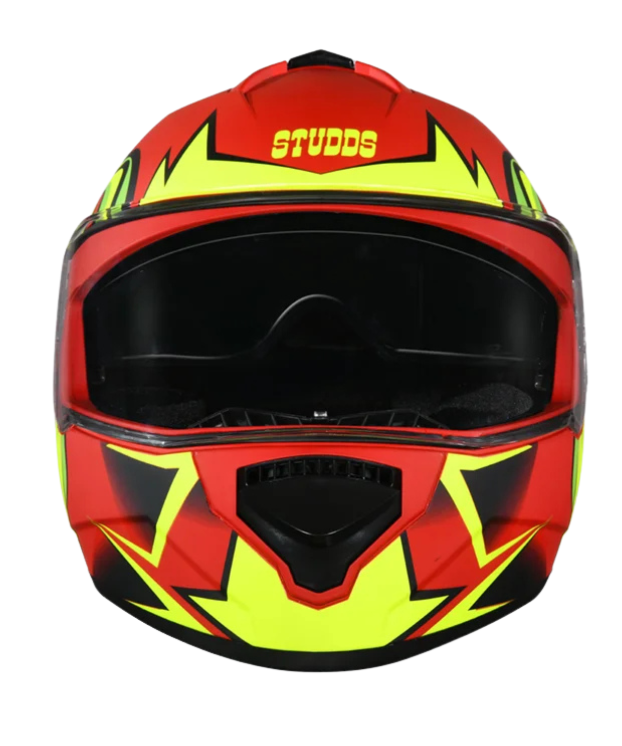 Studds Drifter D1 Decor Graphics Helmet - Matt Red Yellow N5