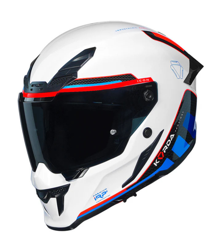 Korda Icon Tokio Helmet - Gloss White Blue