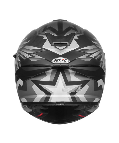 NHK K5R Wingstar Helmet - Black Grey
