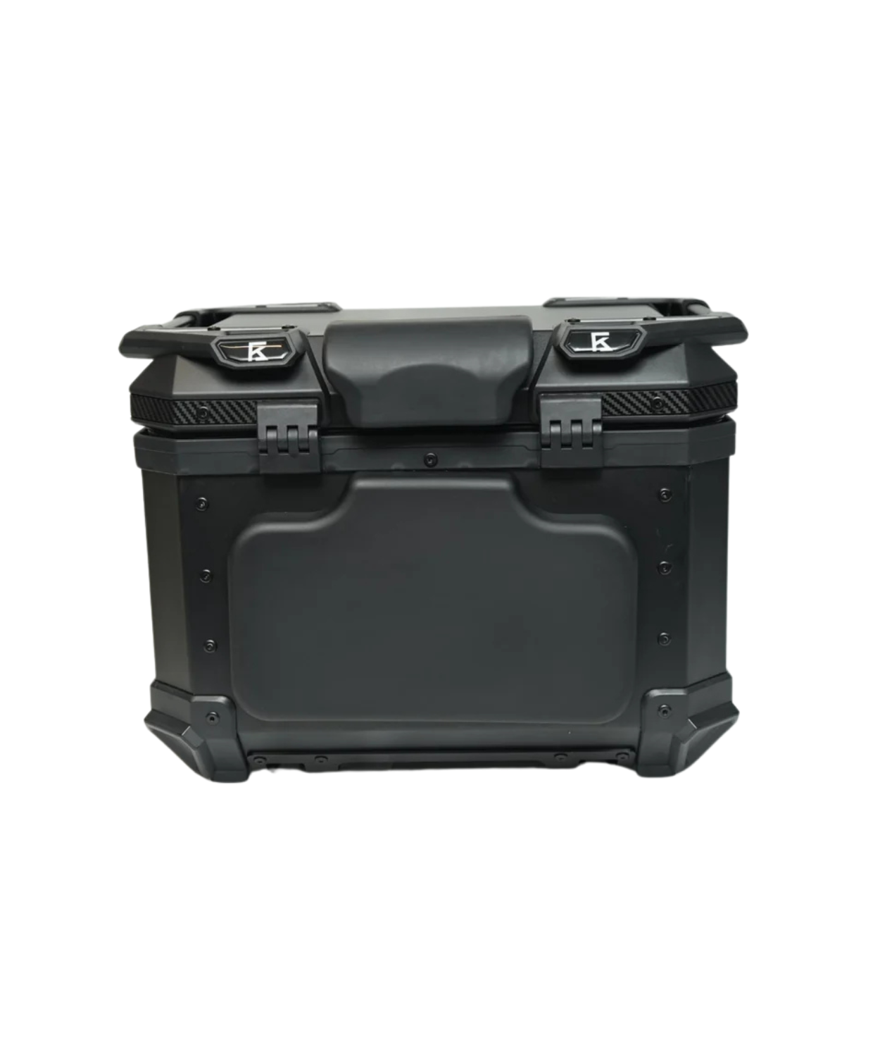 Kolga Bros Aluminium Alloy Carbon Moto Trunk 55L Top Box - Black  - KBMT-05-55