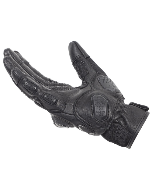 Solace Rival Carbon CE Motorcycle Riding Gloves - Black