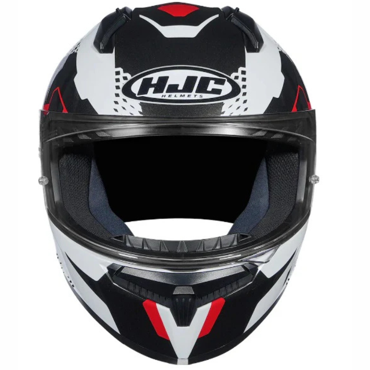 HJC C10 Aspa MC1 Helmet - Black White Red - HJC