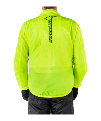 Alpinestars Hurricane V2 Rain Jacket - Yellow Fluorescent