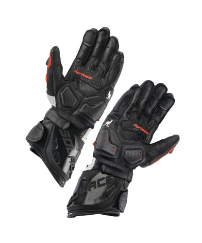 Solace Furious V3.0 CE Riding Gloves - Black White Red