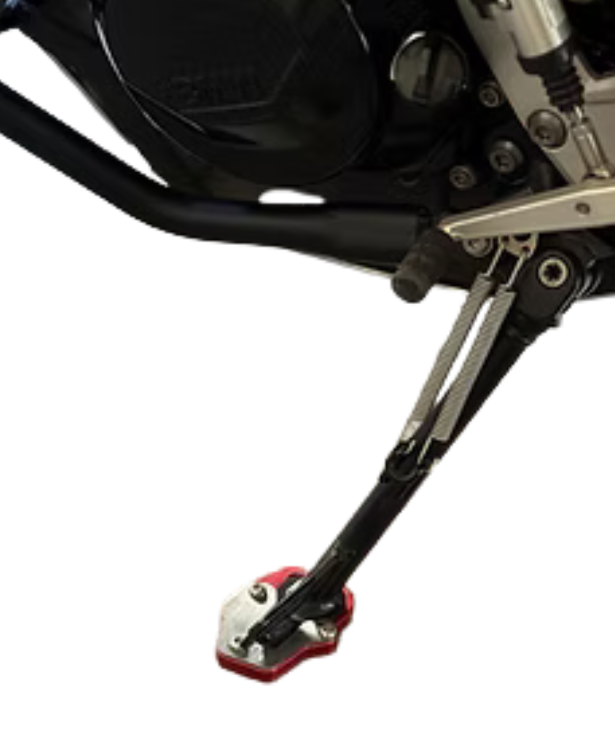 Sakshi Motoverse Factory Customs Bigfoot Shoe Stand Extender for BMW F900x - Red - MB-BM-F900XR