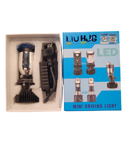 HJG H5 50W Led Y6 Projector Len White Bulb with Fan - Set of 1