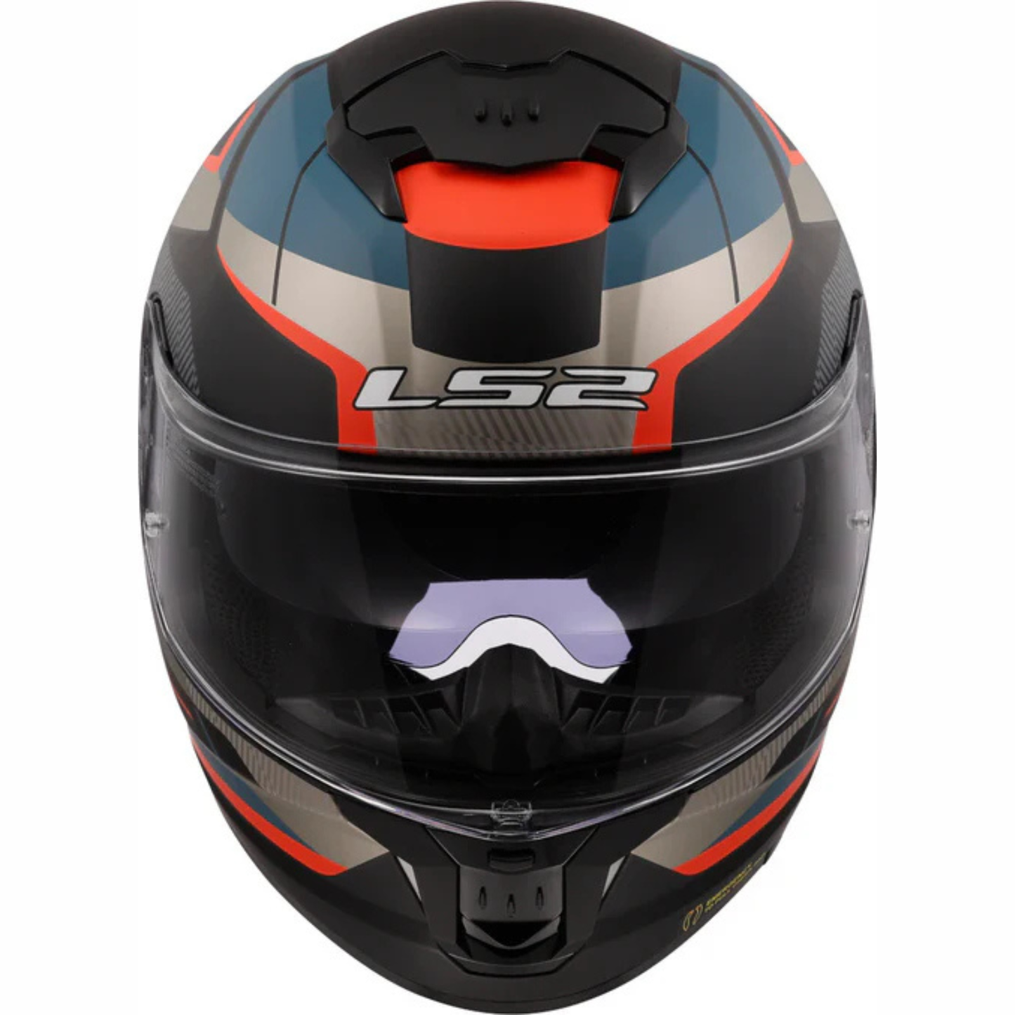 LS2 FF320 Stream II Road Helmet - Matt Black Blue