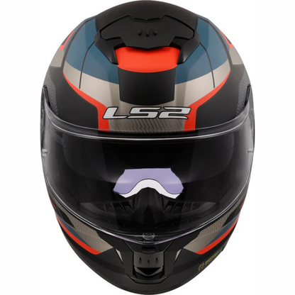LS2 FF320 Stream II Road Helmet - Matt Black Blue