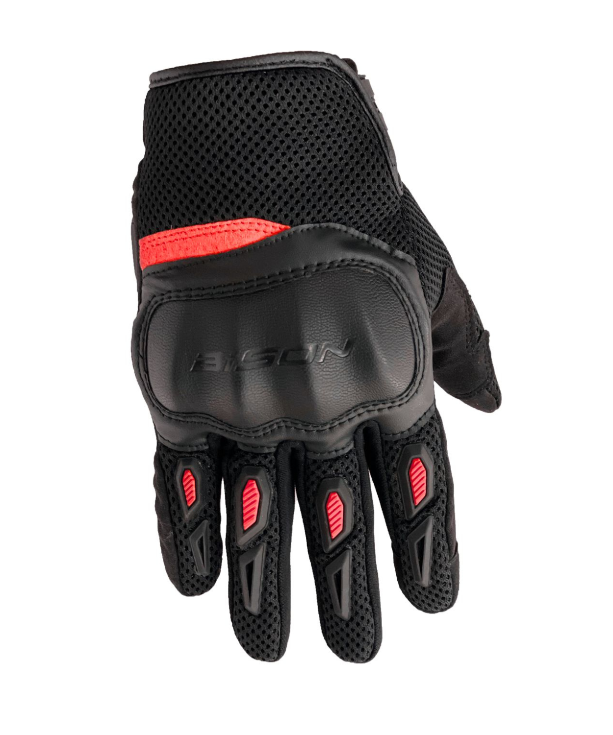 Bison ProGear Acer Riding Gloves - Black Red