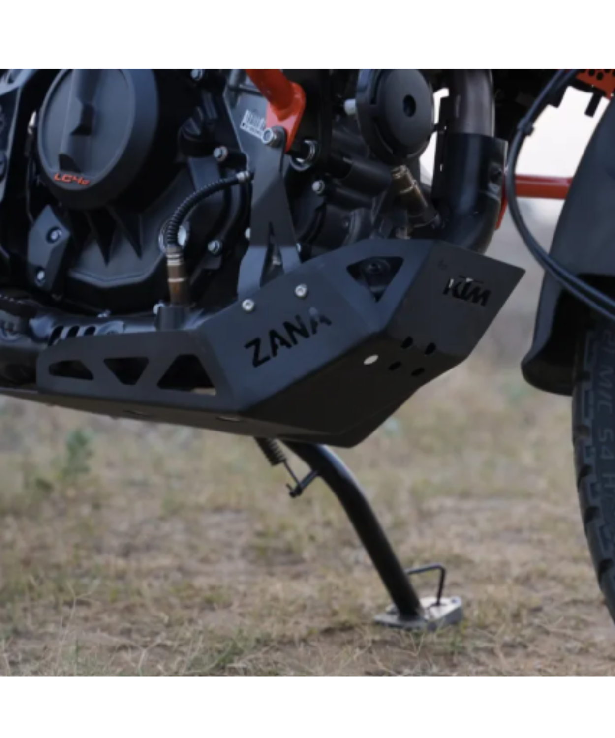 Zana SS 304 Bash Plate for KTM ADV 390 2025 - Black - ZI-8575