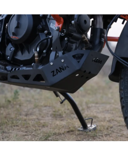 Zana SS 304 Bash Plate for KTM ADV 390 2025 - Black - ZI-8575