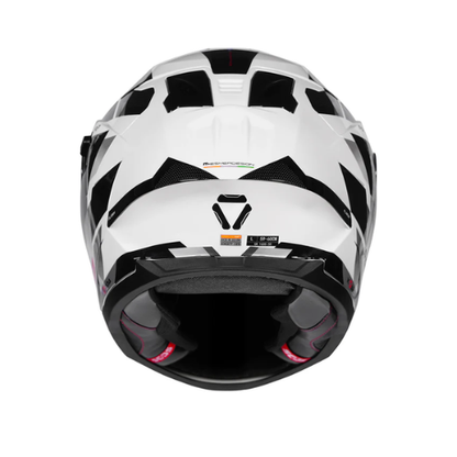 Korda Sonic GP Flash Helmet - White Black