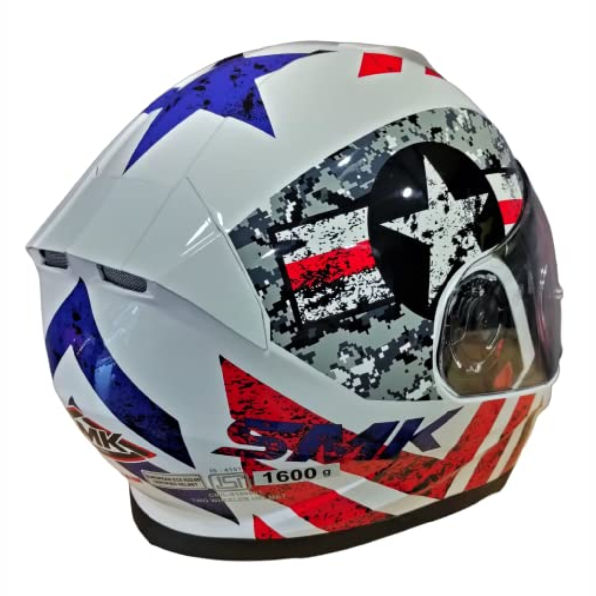 SMK Twister Captain Graphic GL163 Helmet - SMK