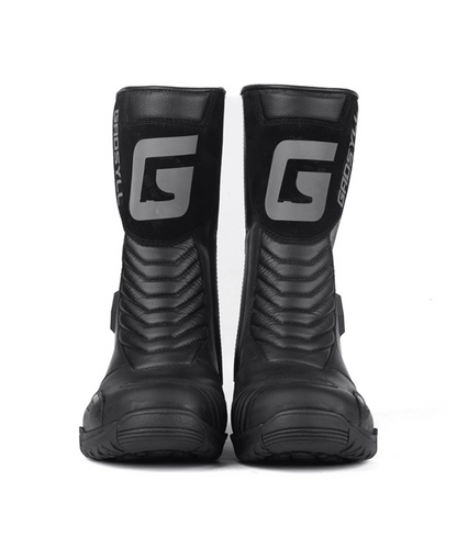 Gadsyll G-STAR 11 V2 Water Resistant Motorcycle Riding Boots - Black