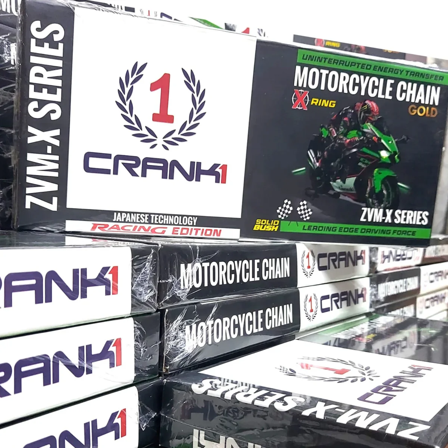 Crank1 Kawasaki Z800 (2013-2018) 520 Pitch ZVM-X 114L Chain - Gold