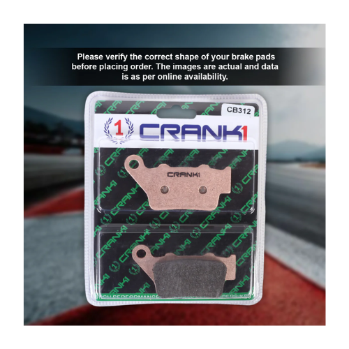 Crank1 Fully Sintered H2 Series Brake Pads for Triumph Street Triple 675 (2013-2016)