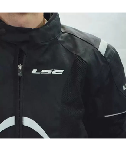 LS2 Tide Men Reflector Level 2 Riding Jacket - Black