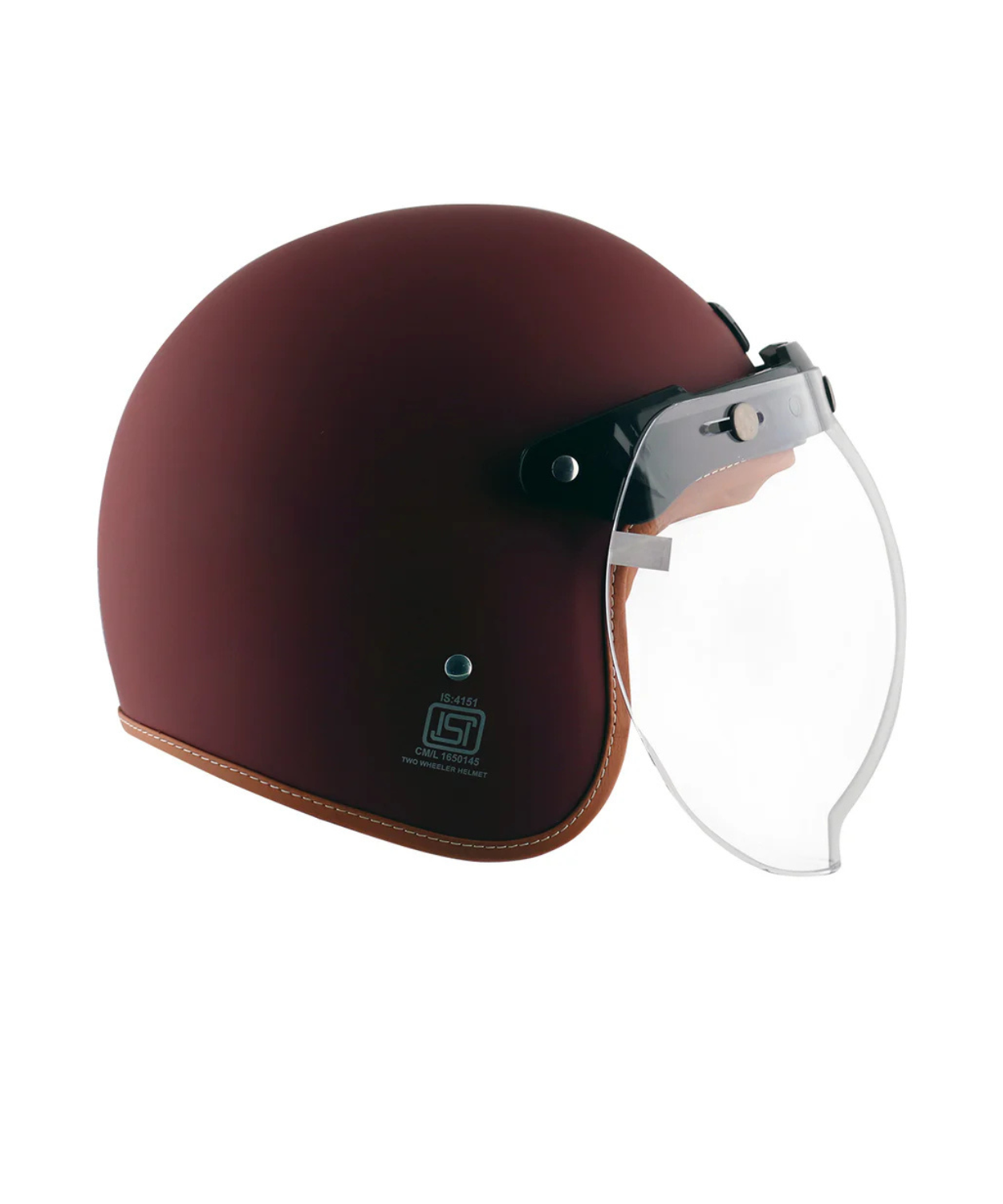 Axor Retro Jet Helmet - Dull Chestnut Red